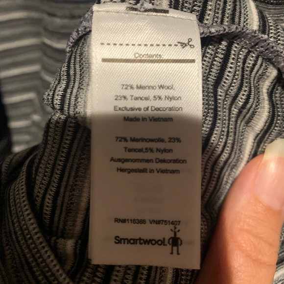 Smartwool Striped Shirt Dress Medium - Picture 5 of 5
